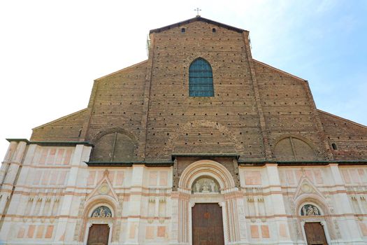 San Petronio Basilica, Bologna landmark, Italy.
