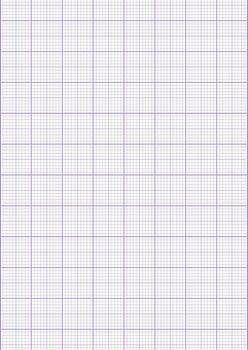 Graph paper. Printable millimeter grid paper with color lines. Geometric pattern for school, technical engineering line scale measurement. Realistic lined paper blank size A4