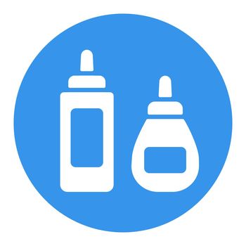 Ketchup mustard and mayonnaise spicy bottle white glyph icon