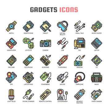 Gadget , Thin Line and Pixel Perfect Icons