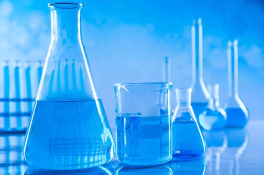 Development, Scientific glassware for chemical experiment