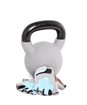 Kettlebell and weightlifting workout gloves