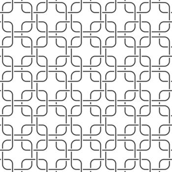 Seamless geometric pattern of intersecting squares for textures, textiles, and simple backgrounds. Flat design.