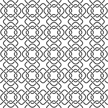 Seamless geometric pattern of intersecting squares for textures, textiles, and simple backgrounds. Flat design.