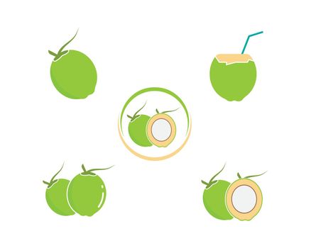 coconut vector icon illustration design