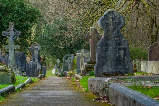 Cemetery in the Lake District area.