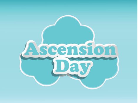 illustration of Christian festival Ascension Day background