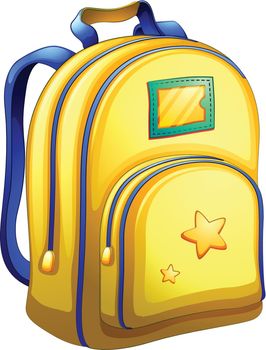 A yellow schoolbag