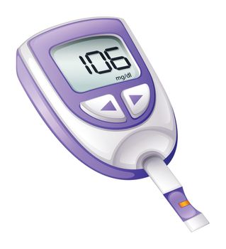 A blood glucose measuring device