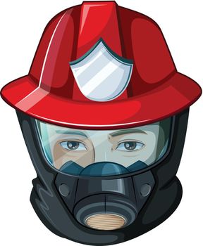 A head of a fireman