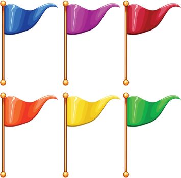 Colourful flags