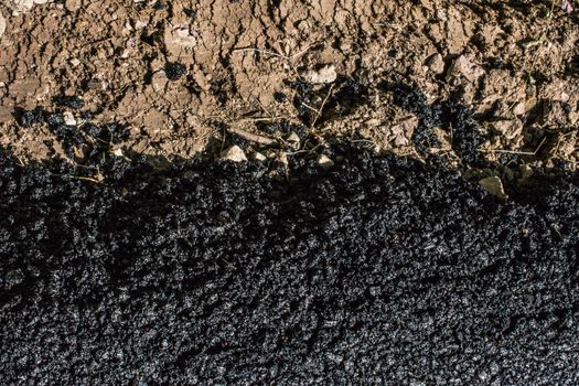 New asphalt tar abstract texture or background