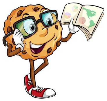 A crunchy cookie reading