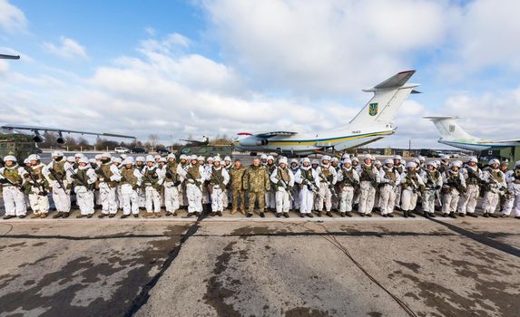 Joint photo with Ukrainian heroes