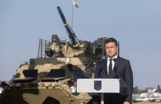Ceremony of raising the State Flag of Ukraine in Kyiv