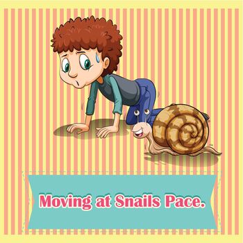 Moving at snails pace