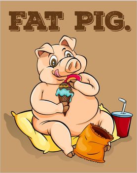 Old saying fat pig