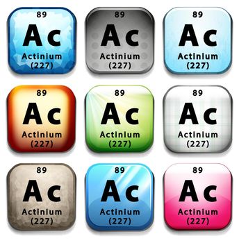 The chemical element Actinium