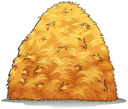 An image showing a haystack