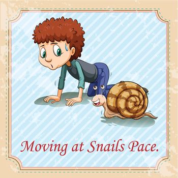 Moving at snails pace