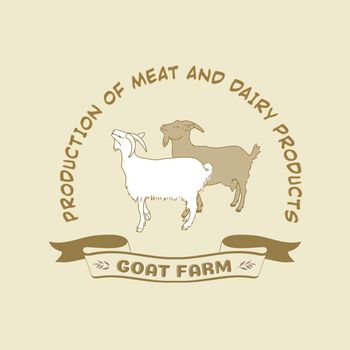 emblem for a goat farm