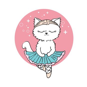 Little cat ballerina