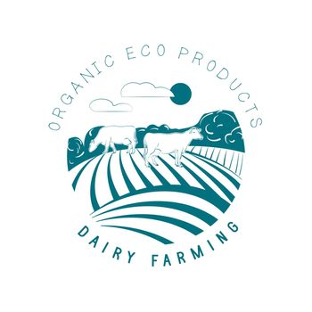 The emblem of a dairy farm