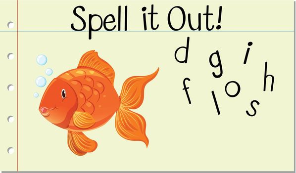 Spell it out goldfish