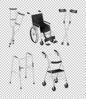 Different kinds of handicap equipments
