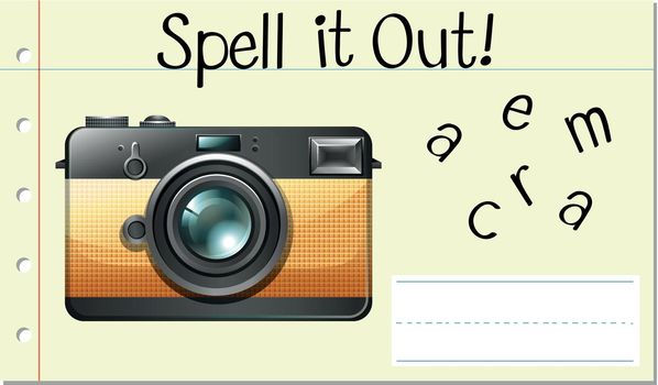 Spell it out camera