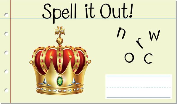 Spell it out crown