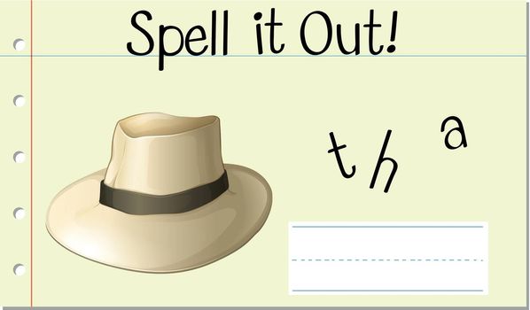 Spell it out hat