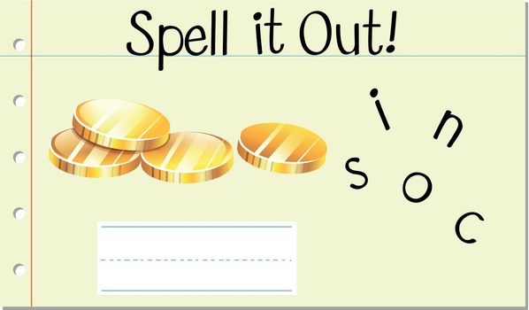 Spell it out coins