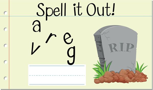 Spell it out grave