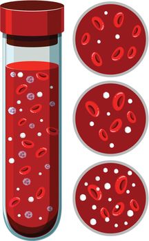 A Vector of Blood Platelet illustration