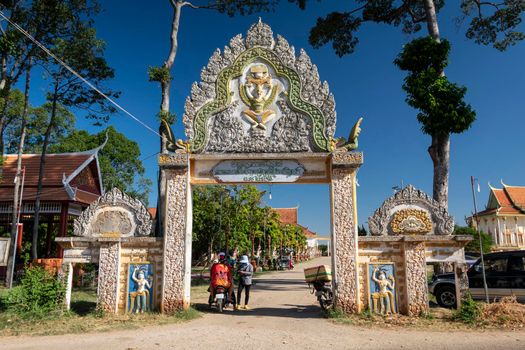 Wat Svay Andet Pagoda Kandal province near Phnom Penh Cambodia