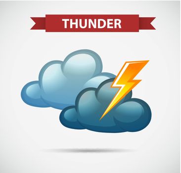 Weather icon for thunder