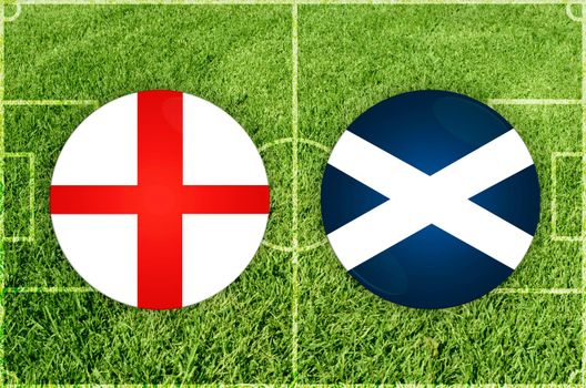 England vs Scotland football match