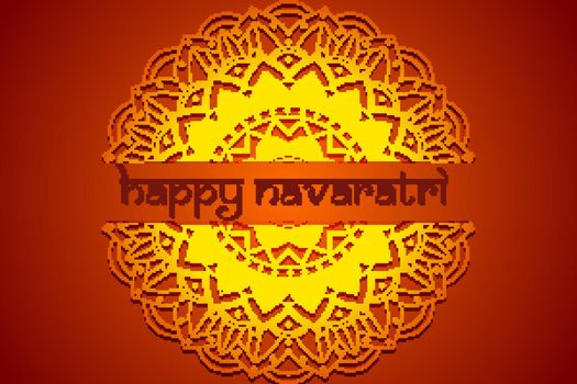 Poster design for Navaratri festival