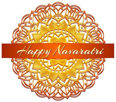 Poster design for Happy Navaratri festival