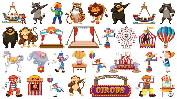 Large Circus themed set