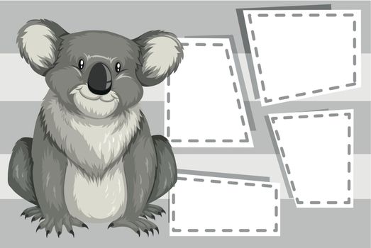 Koala on note template