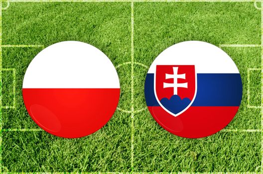 Poland vs Slovakia football match