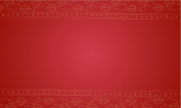 a red placemat