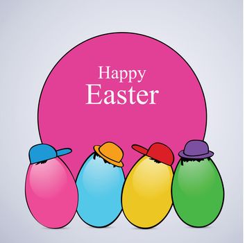 illustration of Christians festival Easter background
