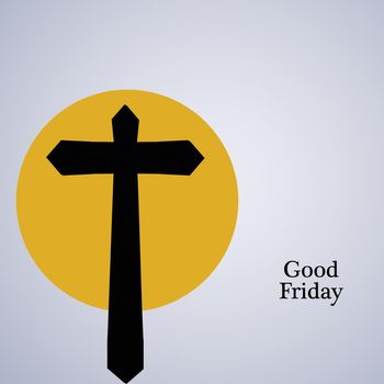 illustration of Christian holiday Good Friday background