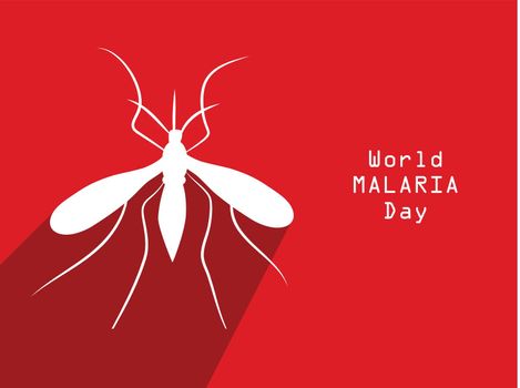 illustration of World Malaria Day background