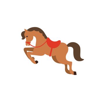 Horse vector flat icon