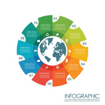 Infographic chart template