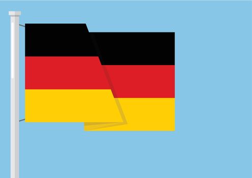 Germany flag with copyspace